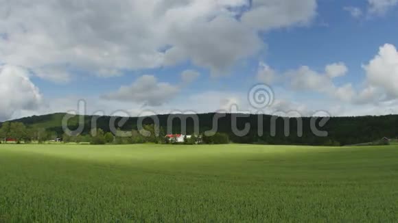 诺瓦吉安村农场靠近奥斯陆挪威延时放大4k视频的预览图