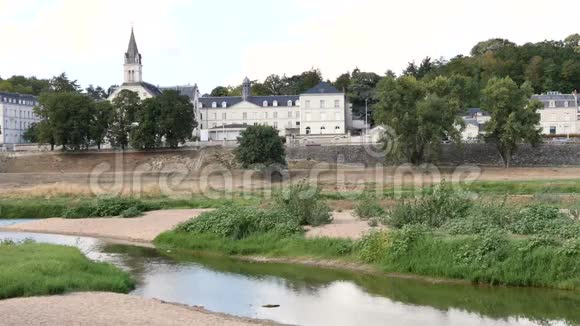图尔斯的景观一个位于法国中西部的城市视频的预览图