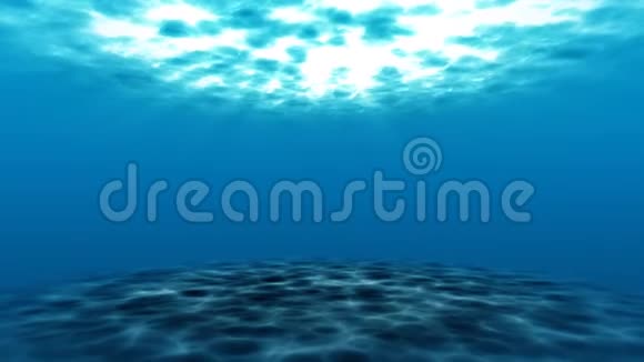 水下录像有空框的水下风景视频的预览图