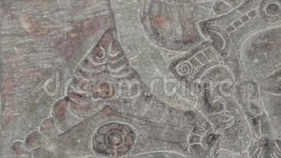 古寺吴哥基本浮雕细节ECU象神加内什视频的预览图