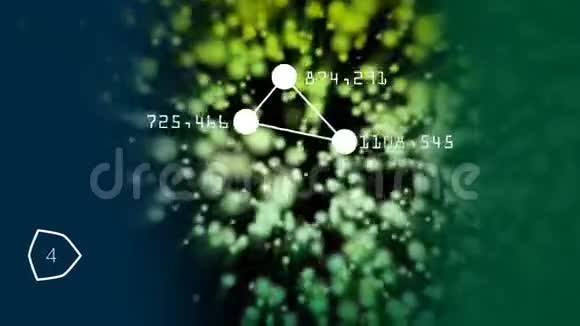 三角形在绿色气泡的作用下移动视频的预览图