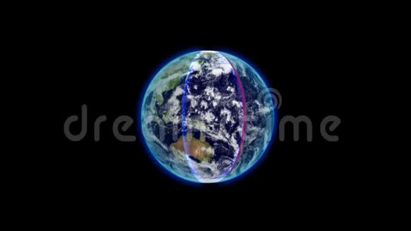 美国宇航局地球内层地球纹理的科学动画视频的预览图