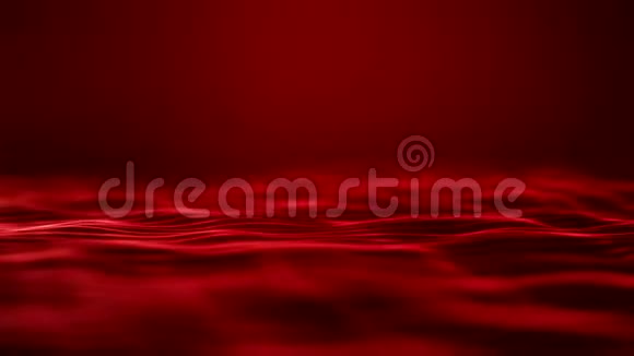 红色背景下的波浪视频动画视频的预览图
