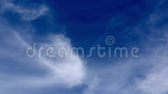 蓝天上的云飞过全高清视频的预览图