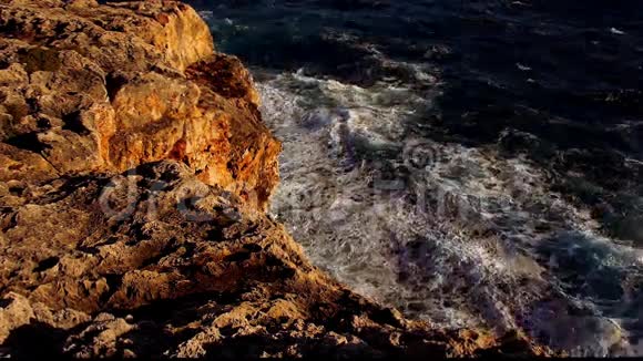 美妙多彩的地中海海岸线视频的预览图