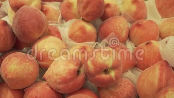 超市股票录像里卖的桃子视频的预览图