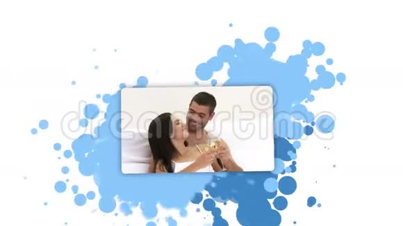 一位女士为一对夫妇祝酒视频的预览图