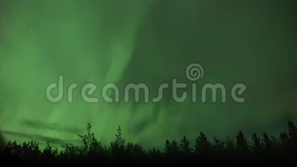 加拿大怀特霍斯北极光视频的预览图