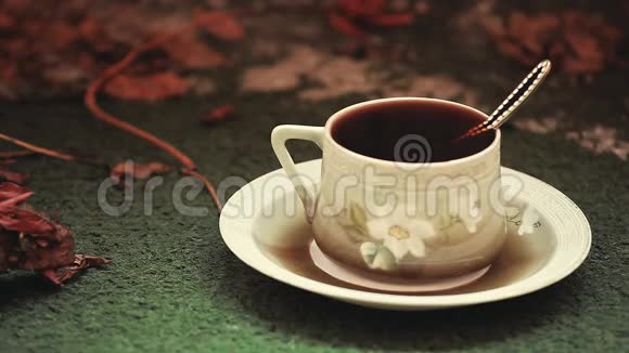 早上的英国红茶镜头视频的预览图