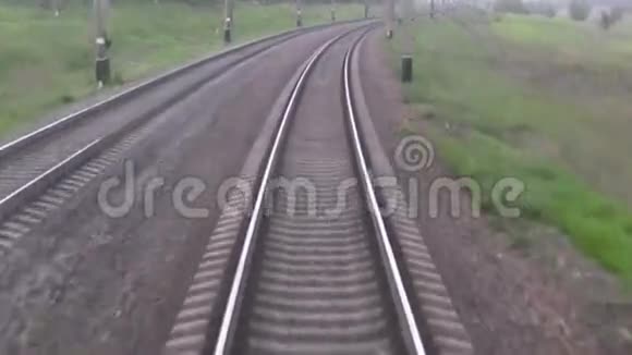 铁路轨道向前看视频的预览图