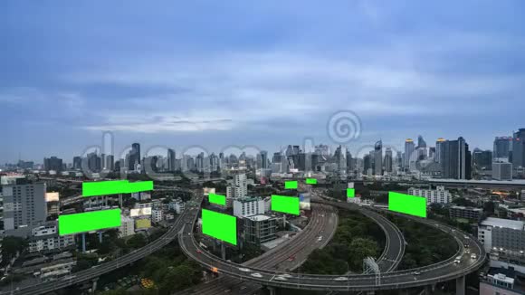 曼谷市区的时间间隔视图视频的预览图