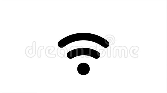 wifi图标动画4kwifi符号视频的预览图