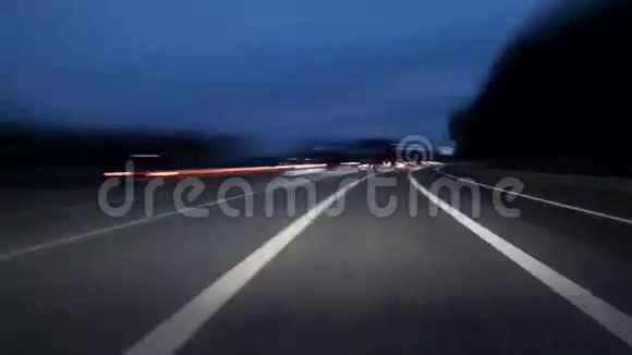 德国A66高速公路的时间推移视频的预览图