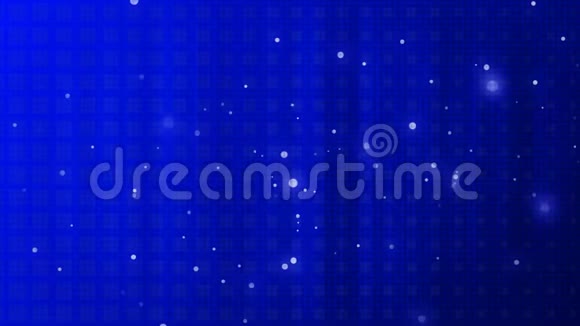 蓝色粒子抽象背景视频的预览图