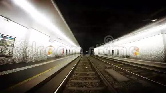 维也纳老城地下有轨电车延时录像视频的预览图