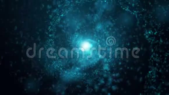 粒子涡旋旋流循环动画视频的预览图