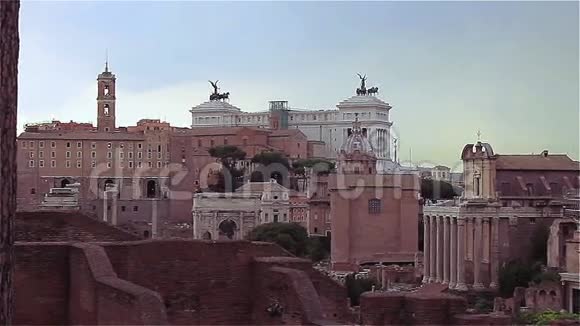 罗马之夜罗马论坛之景视频的预览图