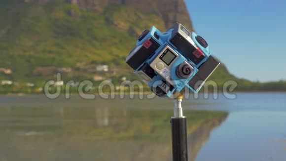 六个GoPro摄像机拍摄360度自然景视频的预览图