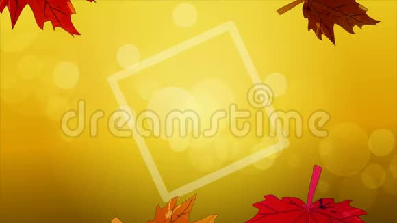 带有秋叶的标志视频的预览图