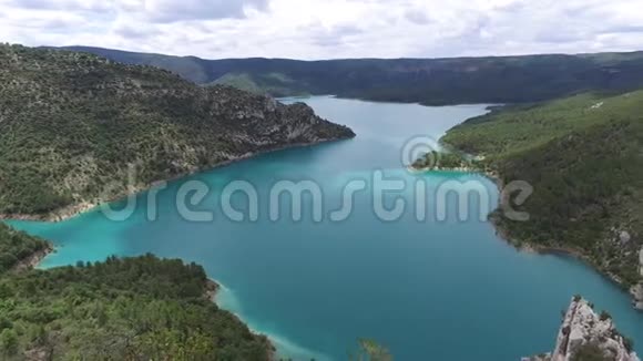 西班牙LaNoguera的Canelles水库视频的预览图