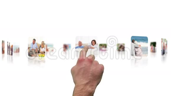 手选择关于祖父母的片段视频的预览图