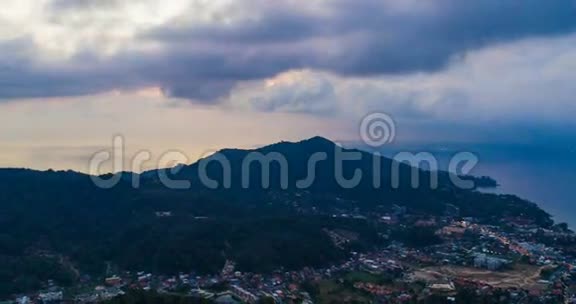 普吉卡马拉的空中观景时间间隔视频的预览图