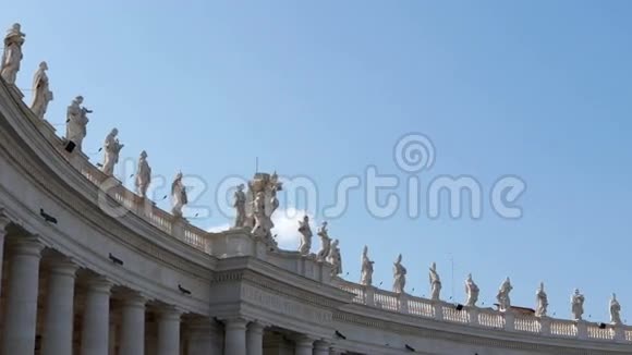 圣彼得大教堂梵蒂冈城罗马意大利视频的预览图