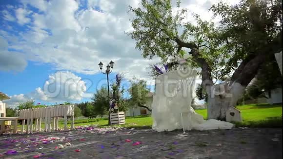 苹果园的婚礼视频的预览图