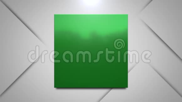 运动绿色正方形抽象背景视频的预览图