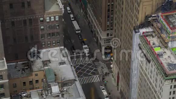 纽约曼哈顿屋顶观景日时光流逝视频的预览图