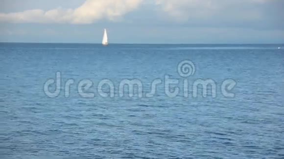 日内瓦湖的帆船视频的预览图