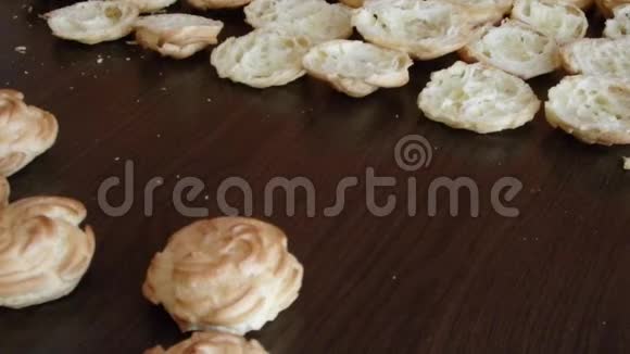 奶油泡芙圈蛋糕视频的预览图