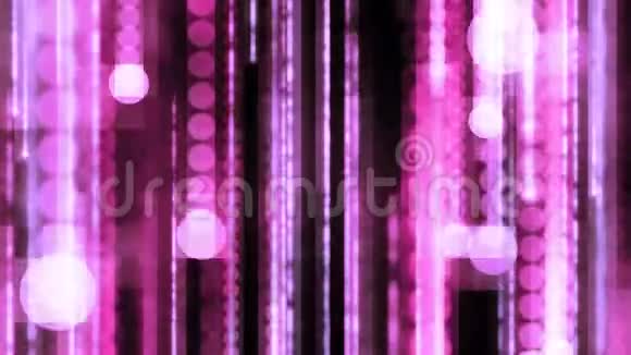 粉红色的数据流动矩阵视频的预览图