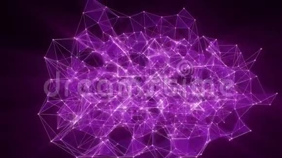 紫罗兰丛网络转换为霓虹灯西班牙文本动画加入我们视频的预览图