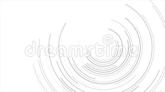 灰色圆形线条抽象未来视频动画视频的预览图