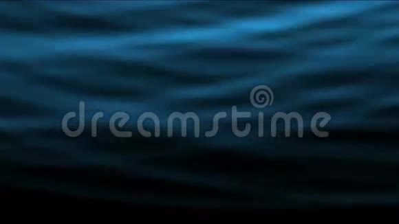 4k抽象蓝波曲线节奏背景水下视频的预览图