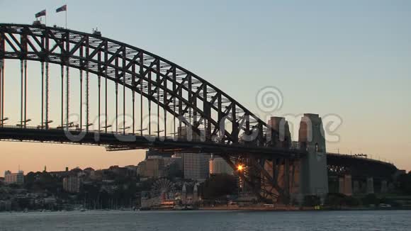 悉尼海港大桥晚上澳大利亚视频的预览图