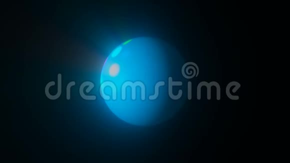数码彩色球体空间照明圈现代电脑生成背景三维渲染视频的预览图