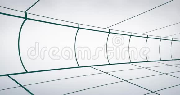 白色背景4k移动网格线视频的预览图