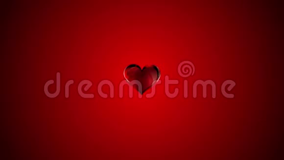 情人节销售动画纯红色背景文字折扣高达50视频的预览图