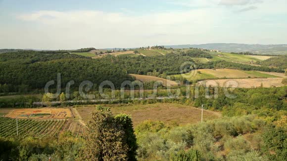 意大利托斯卡纳景观全景视频的预览图