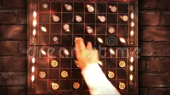带砖背景的游戏延时视频视频的预览图