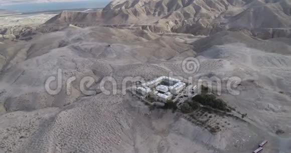 以色列Judean沙漠的NabiMusa遗址和清真寺先知摩西之墓视频的预览图