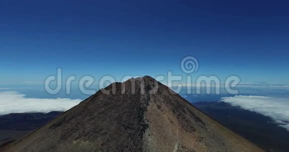 神圣的到达泰德沃肯山的顶端西班牙加那利群岛特内里费国家公园视频的预览图
