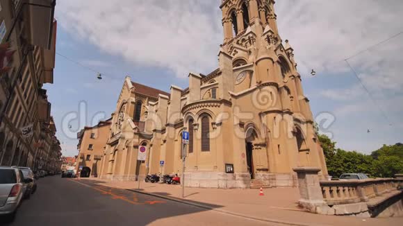 伯尔尼城的伯尔尼大教堂瑞士视频的预览图