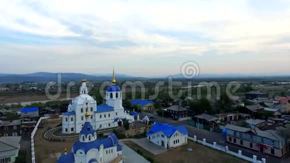 飞越乌兰巴托的大教堂视频的预览图