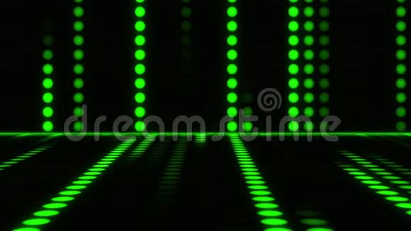 绿色科幻按钮室VJ循环运动背景视频的预览图