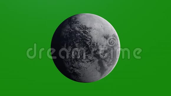 皓玛矮星旋转离子绿屏4K视频的预览图