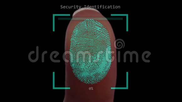 有指纹的安全识别系统视频的预览图