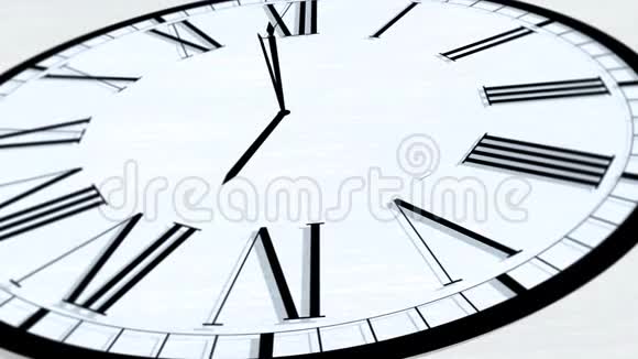 动画时钟时间转换小时系列七点钟视频的预览图